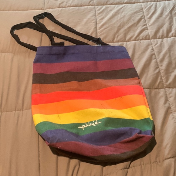 Phluid Rainbow tote bag - Picture 1 of 3